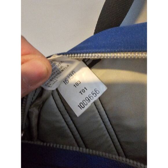 The North Face Black & Blue Lumbar Waist Pack Fanny Pack Hiking Travel Bag Adjus - Picture 6 of 8